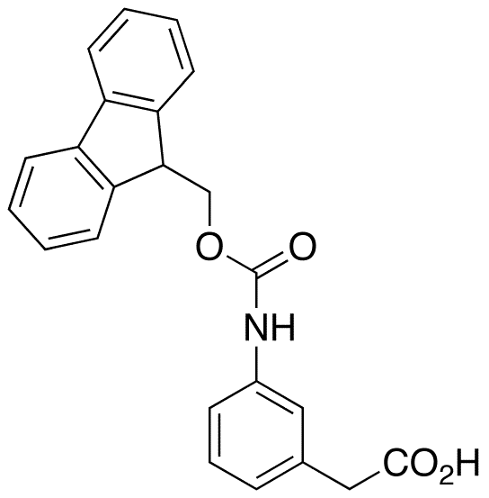 3-(Fmoc-amino)phenylacetic Acid - Chemical structure and product image