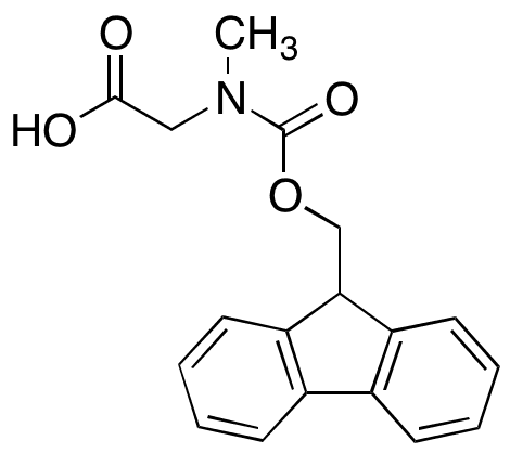 Fmoc-Sar-OH - Chemical structure and product image