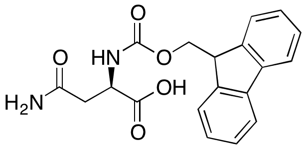 N alpha-Fmoc-D-asparagine - Chemical structure and product image