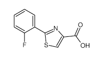2-(2-Fluorophenyl)-1,3-thiazole-4-carboxylic acid - Chemical structure and product image