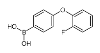 4-(2-Fluorophenoxy)phenylboronic acid - Chemical structure and product image