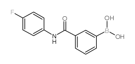3-(4-Fluorophenyl)aminocarbonylphenylboronic acid - Chemical structure and product image
