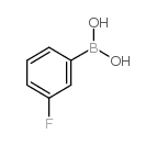 3-Fluorophenylboronic acid - Chemical structure and product image