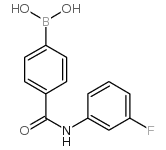 N-3-Fluorophenyl 4-boronobenzamide - Chemical structure and product image