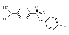 N-(4-Fluorophenyl) 4-boronobenzenesulfonamide - Chemical structure and product image
