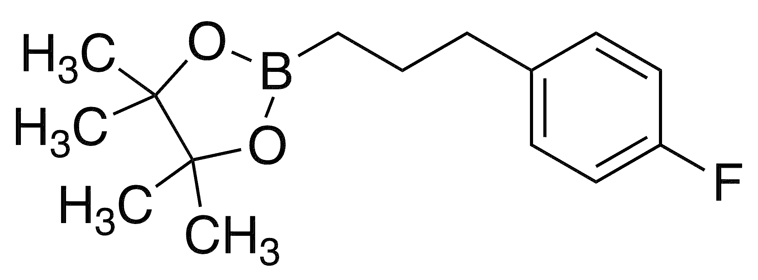 3-(4-Fluorophenyl)propylboronic acid pinacol ester - Chemical structure and product image