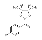 1-(4-Fluorophenyl)vinylboronic acid, pinacol ester - Chemical structure and product image