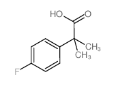 2-(4-Fluorophenyl)-2-methylpropanoic acid - Chemical structure and product image