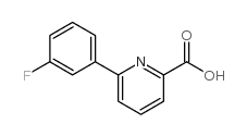 6-(3-Fluorophenyl)picolinic acid - Chemical structure and product image