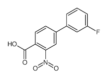 4-(3-Fluorophenyl)-2-nitrobenzoic acid - Chemical structure and product image