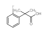 2-(2-Fluorophenyl)-2-methylpropanoic acid - Chemical structure and product image