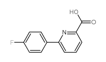 6-(4-Fluorophenyl)picolinic acid - Chemical structure and product image