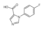 1-(4-Fluorophenyl)-1h-imidazole-5-carboxylic acid - Chemical structure and product image