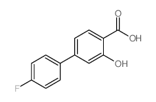 4-(4-Fluorophenyl)-2-hydroxybenzoic acid - Chemical structure and product image
