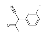 2-(3-Fluorophenyl)-3-oxobutanenitrile - Chemical structure and product image