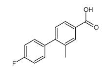 4-(4-Fluorophenyl)-3-methylbenzoic acid - Chemical structure and product image