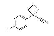 1-(4-Fluorophenyl)cyclobutane-1-carbonitrile - Chemical structure and product image