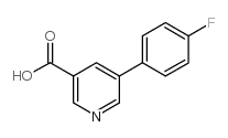 5-(4-Fluorophenyl)nicotinic acid - Chemical structure and product image
