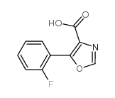 5-(2-Fluorophenyl)oxazole-4-carboxylic acid - Chemical structure and product image