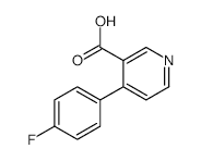 4-(4-Fluorophenyl)nicotinic acid - Chemical structure and product image