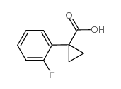 1-(2-Fluorophenyl)cyclopropane-1-carboxylic acid - Chemical structure and product image