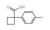 1-(4-Fluorophenyl)cyclobutanecarboxylic acid - Chemical structure and product image