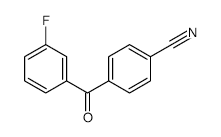 4-[(3-Fluorophenyl)carbonyl]benzonitrile - Chemical structure and product image