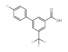 3-(4-Fluorophenyl)-5-trifluoromethylbenzoic acid - Chemical structure and product image