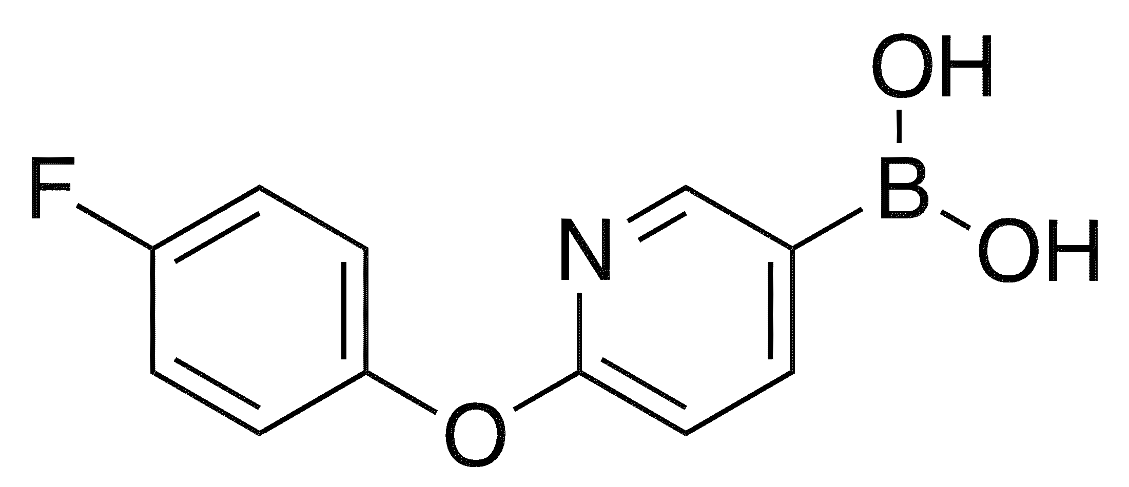 6-(4-Fluorophenoxy)pyridine-3-boronic acid - Chemical structure and product image