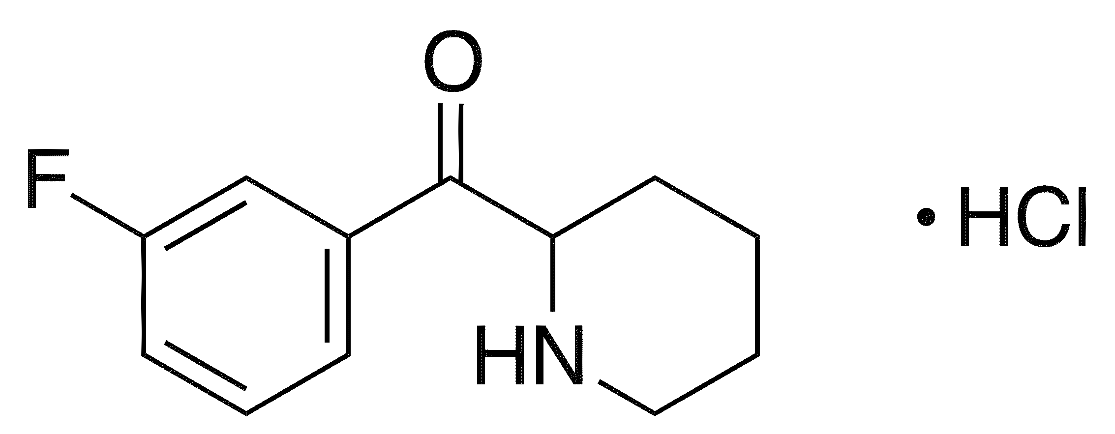 2-[(3-Fluorophenyl)carbonyl]piperidine hydrochloride - Chemical structure and product image