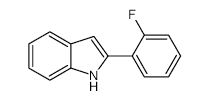 2-(2-Fluorophenyl)-1H-indole - Chemical structure and product image