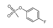 4-Fluorophenyl methanesulfonate - Chemical structure and product image