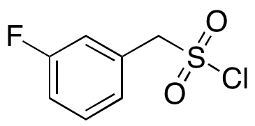 (3-Fluorophenyl)methanesulfonyl chloride - Chemical structure and product image