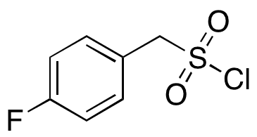 (4-Fluorophenyl)methanesulfonyl chloride - Chemical structure and product image