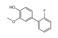 4-(2-Fluorophenyl)-2-methoxyphenol - Chemical structure and product image