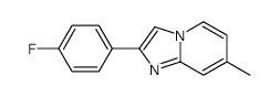 2-(4-Fluorophenyl)-7-methylimidazo[1,2-a]pyridine - Chemical structure and product image