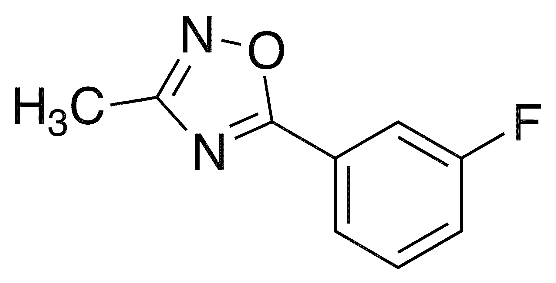 5-(3-Fluorophenyl)-3-methyl-1,2,4-oxadiazole - Chemical structure and product image