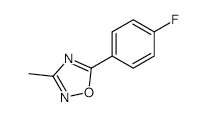 5-(4-Fluorophenyl)-3-methyl-1,2,4-oxadiazole - Chemical structure and product image