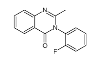 3-(2-Fluorophenyl)-2-methylquinazolin-4-one - Chemical structure and product image