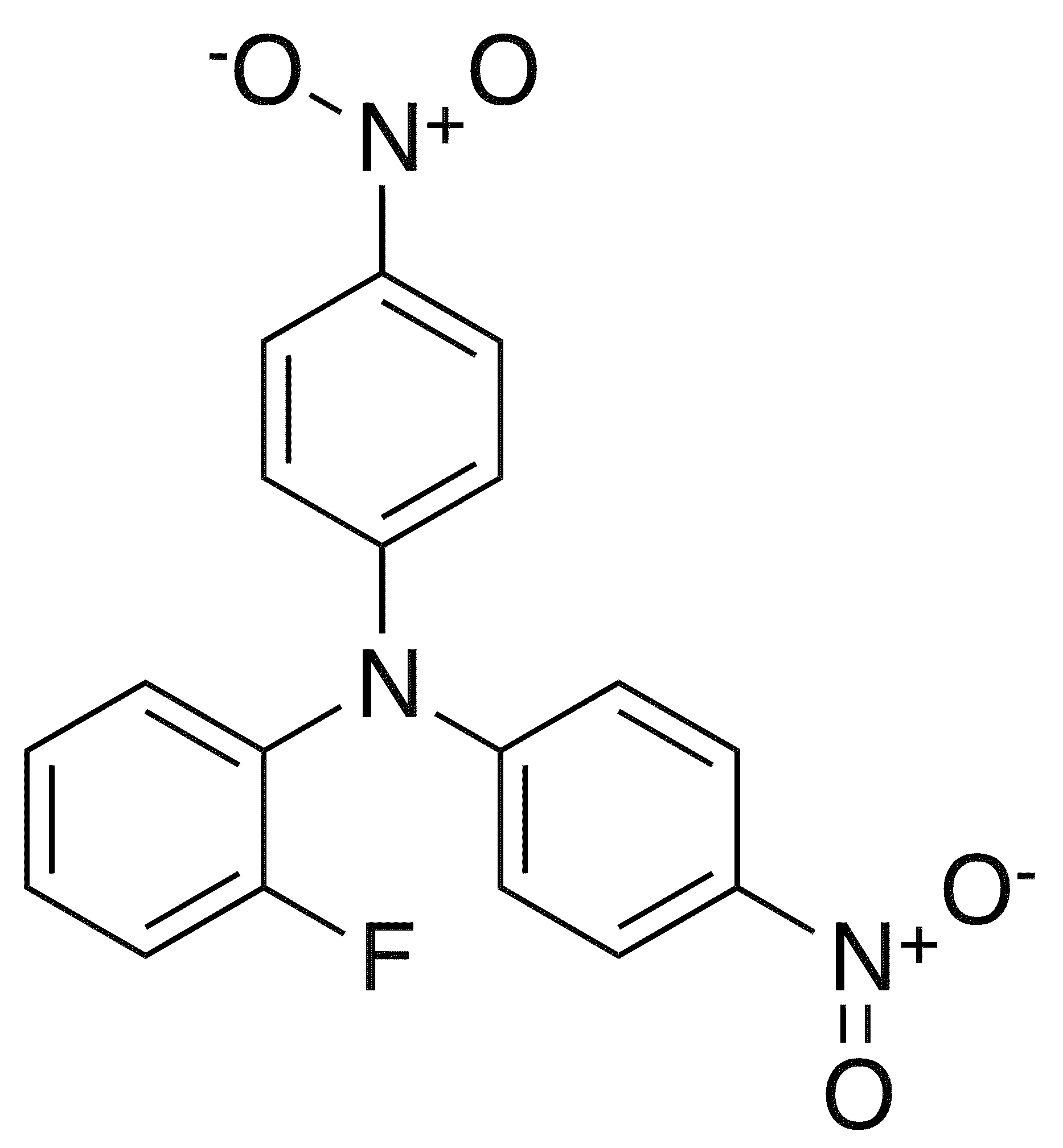 N-(2-Fluorophenyl)-4-nitro-N-(4-nitrophenyl)aniline - Chemical structure and product image
