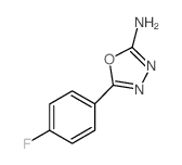 5-(4-Fluorophenyl)-1,3,4-oxadiazol-2-amine - Chemical structure and product image