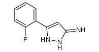 5-(2-Fluorophenyl)-2H-pyrazol-3-amine - Chemical structure and product image