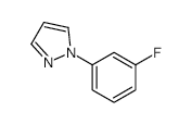 1-(3-Fluorophenyl)pyrazole - Chemical structure and product image