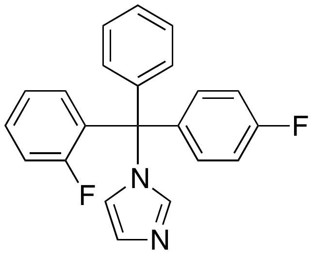 Flutrimazole - Chemical structure and product image