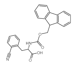 Fmoc-L-2-cyanophenylalanine - Chemical structure and product image