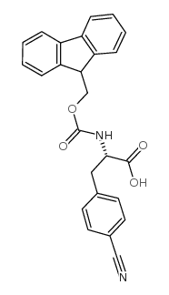 Fmoc-L-4-cyanophenylalanine - Chemical structure and product image