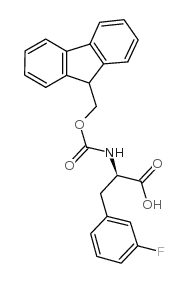 Fmoc-3-fluoro-d-phenylalanine - Chemical structure and product image
