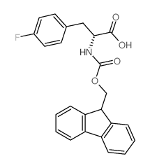 Fmoc-4-fluoro-d-phenylalanine - Chemical structure and product image