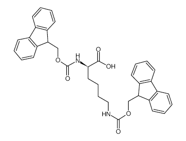 Fmoc-D-Lys(Fmoc)-OH - Chemical structure and product image