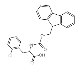 Fmoc-L-2-chloroPhe-OH - Chemical structure and product image